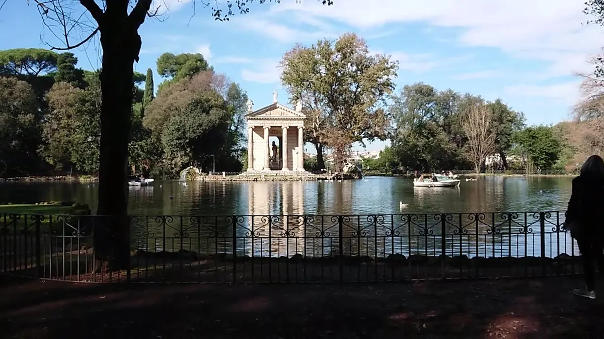 Interior at Villa Borghese Rome — travel photo
