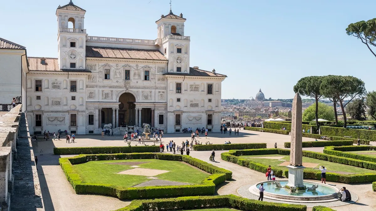 Details at Villa Medici Rome — travel photo