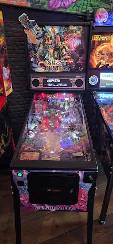 Family areas at Dutch Pinball Museum Rotterdam — family travel photo