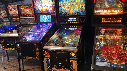 Outdoor views at Dutch Pinball Museum Rotterdam — family travel photo