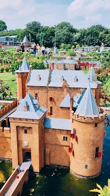 Outdoor views at Madurodam Rotterdam — family travel photo