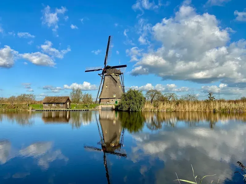 Unesco Werelderfgoed Kinderdijk in Rotterdam