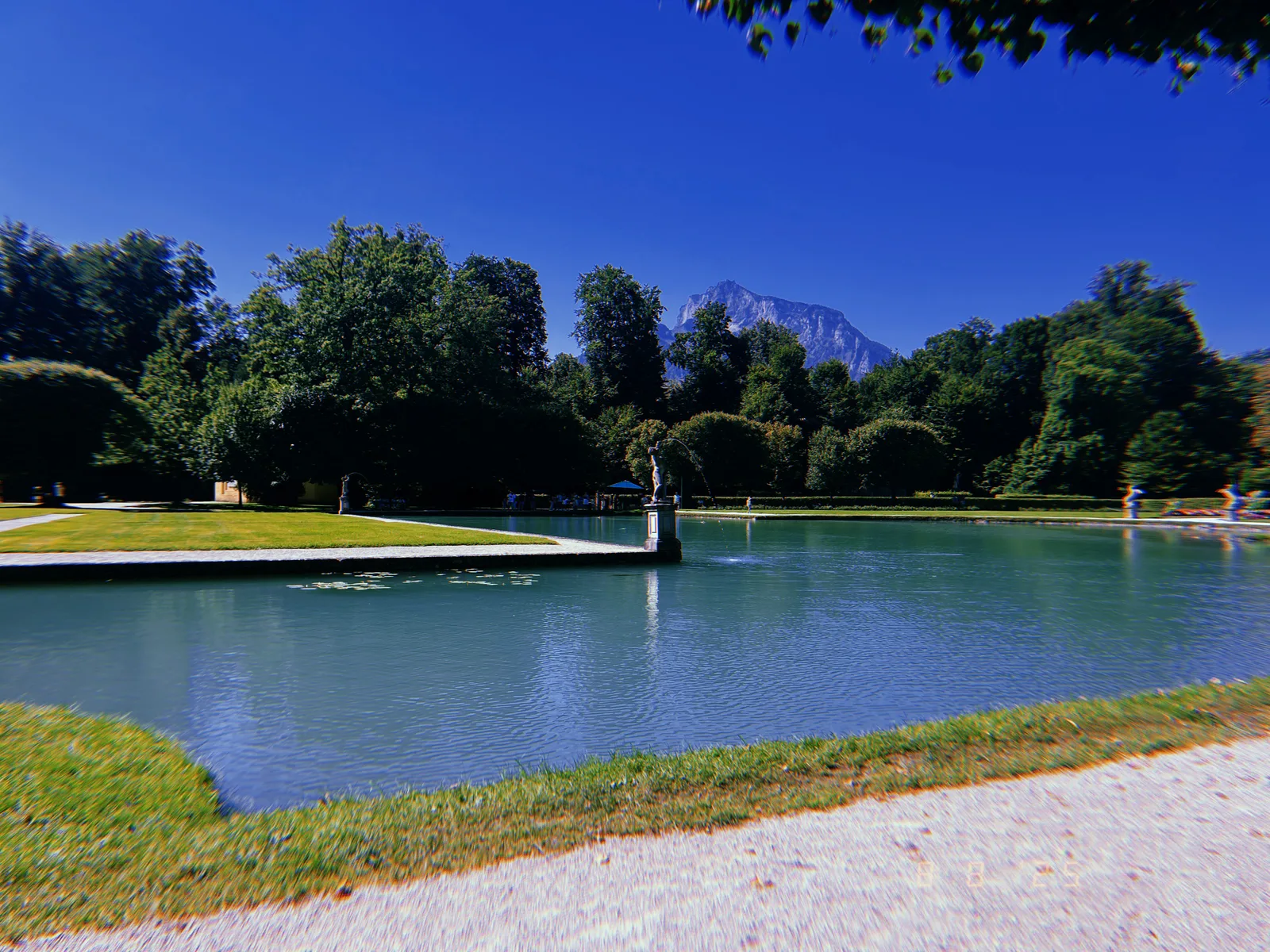 Details at Hellbrunner Park Salzburg — travel photo