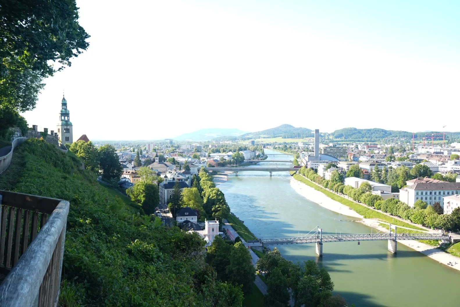 Details at Humboldtterrasse Klausentor Salzburg — travel photo