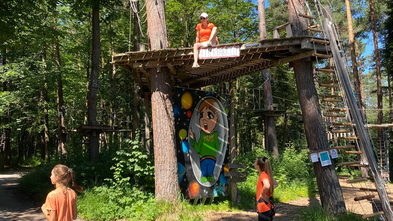 Kletterpark Waldbad Anif Salzburg — family guide Salzburg