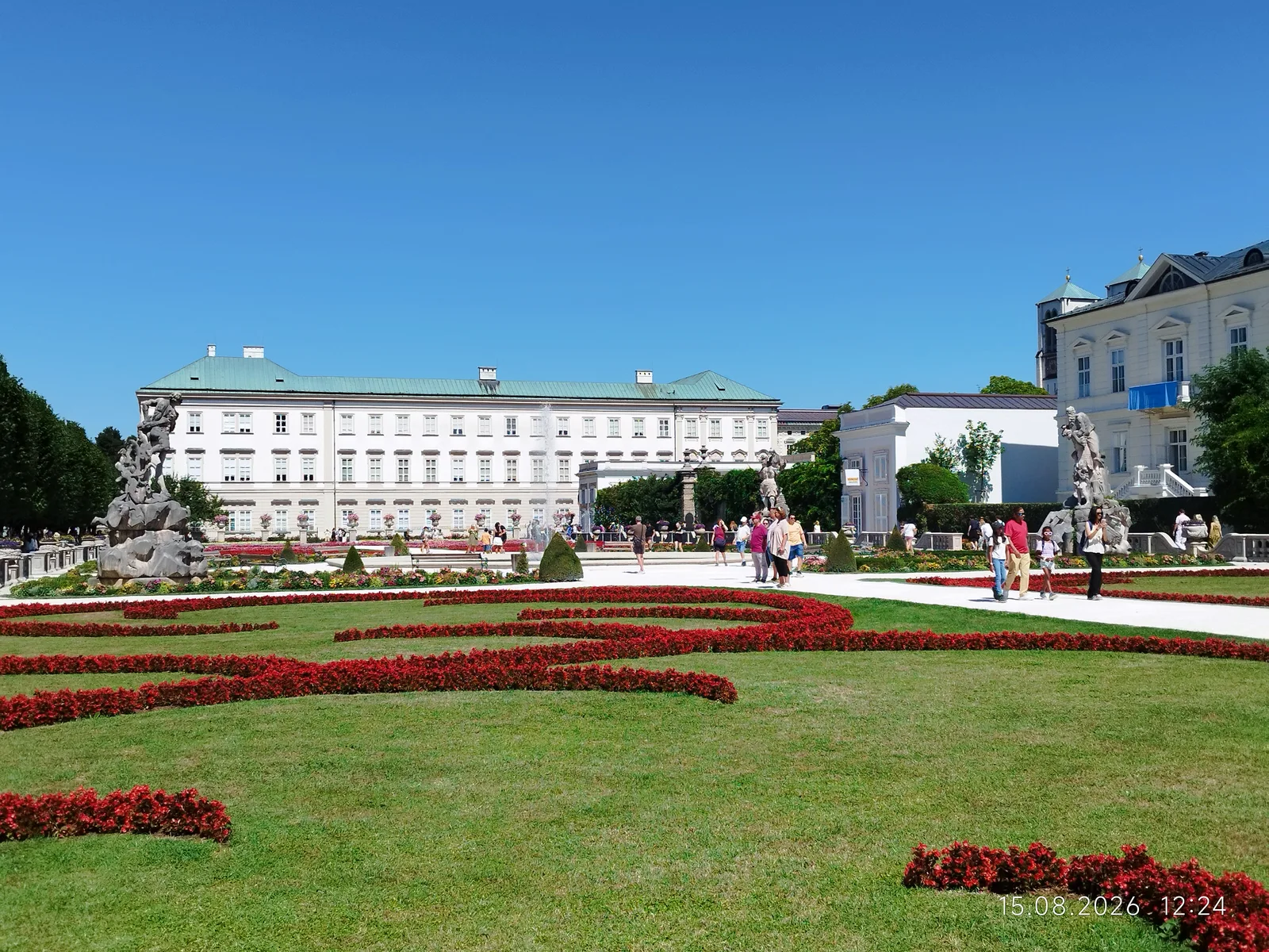 Main view at Mirabell Palace Salzburg — travel photo