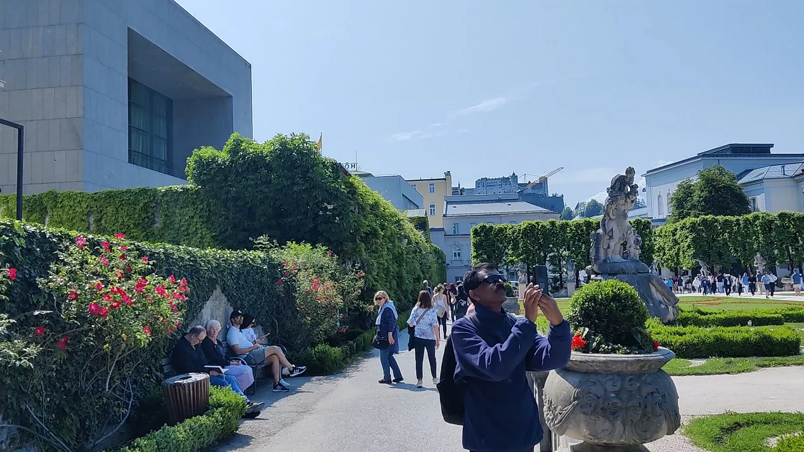 Atmosphere at Mirabell Palace Salzburg — travel photo