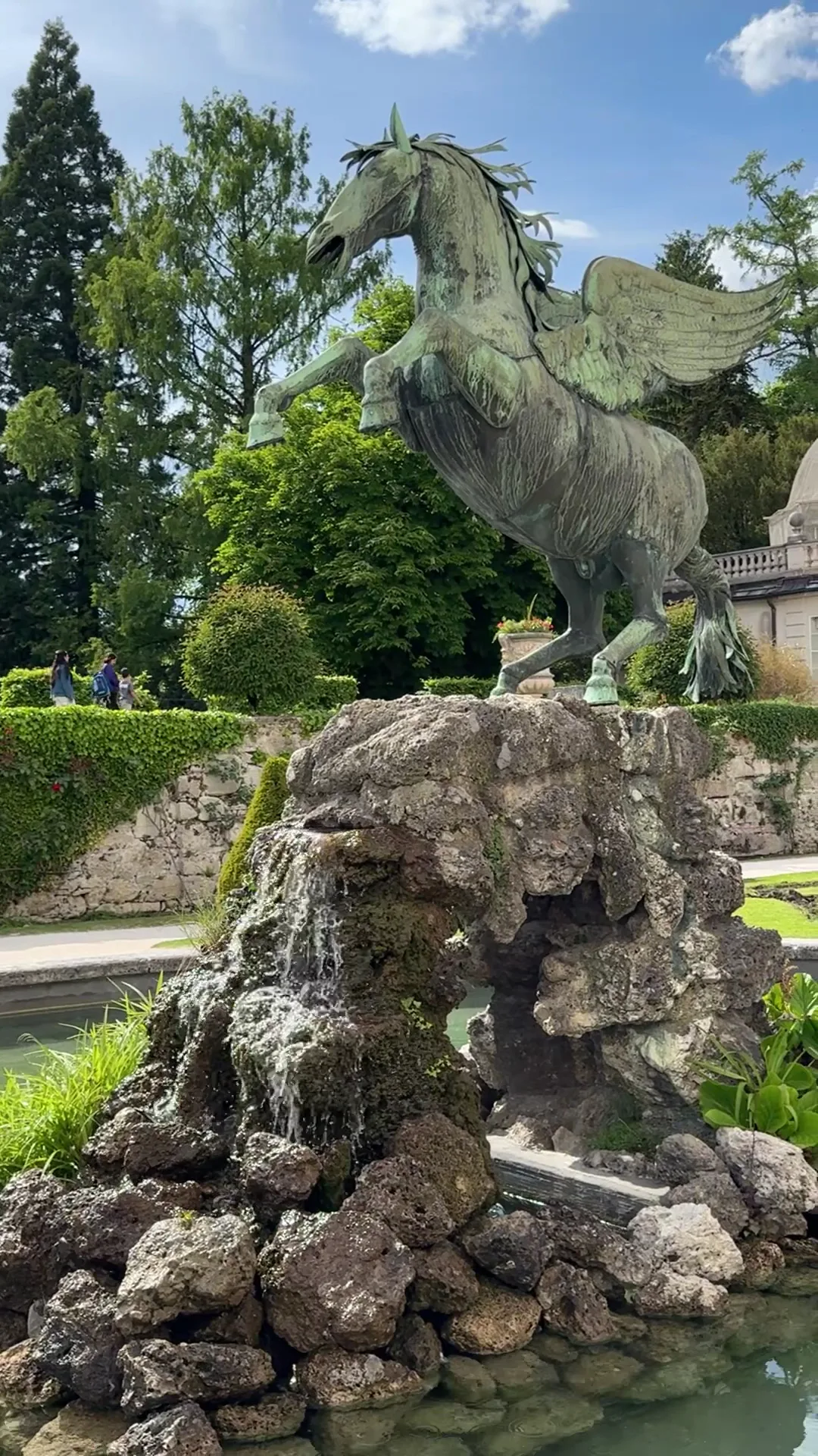 Main view at Pegasus Fountain Salzburg — travel photo
