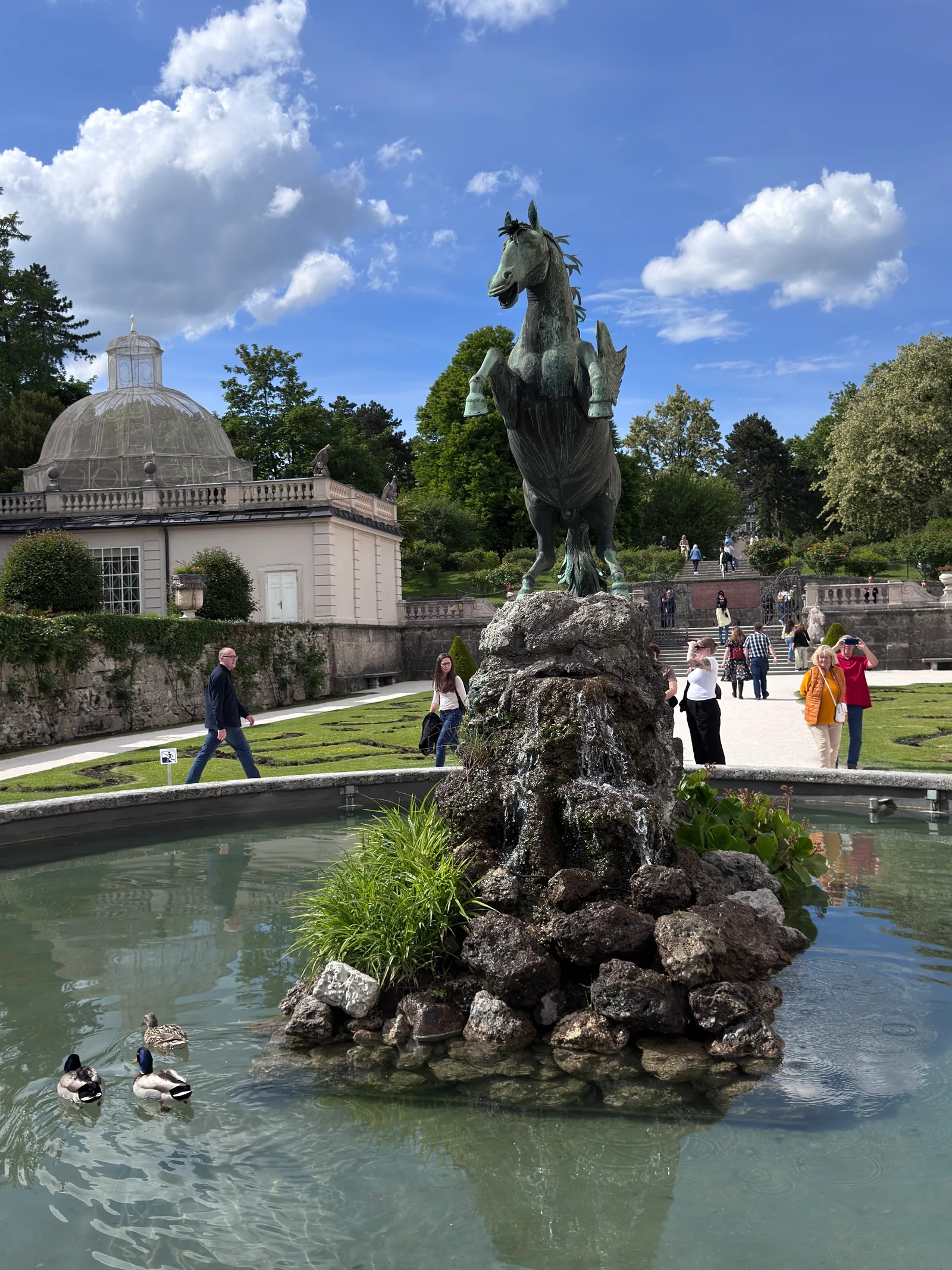 Interior at Pegasus Fountain Salzburg — travel photo