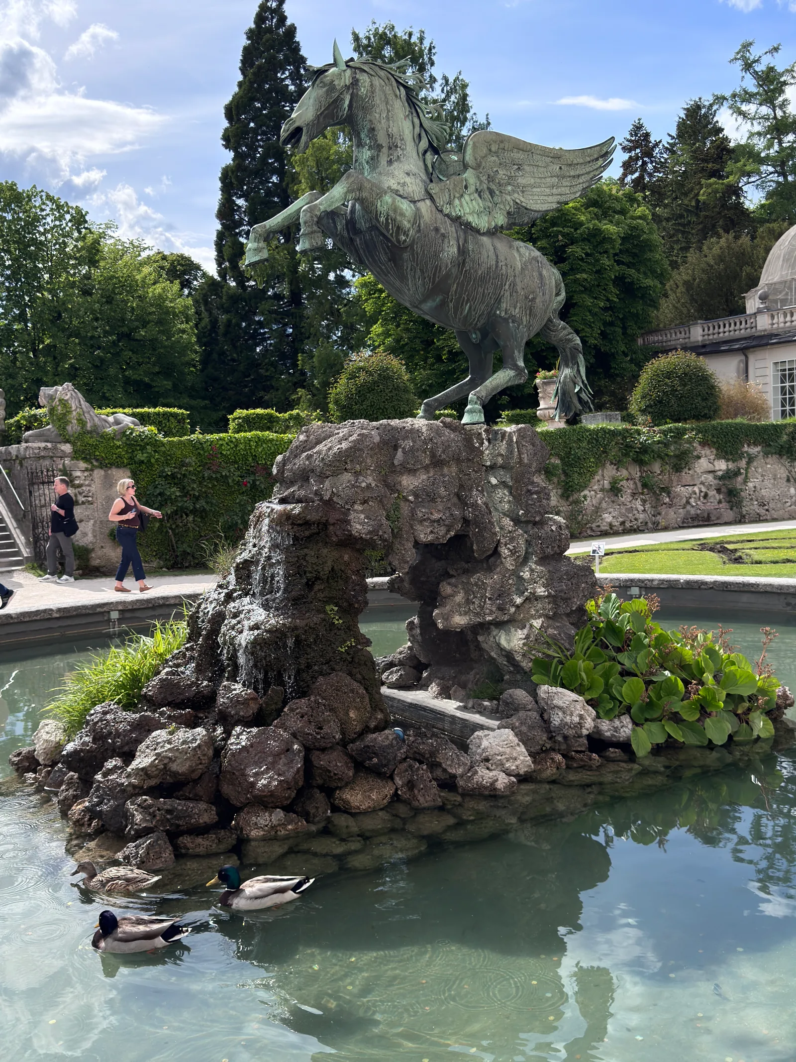 Details at Pegasus Fountain Salzburg — travel photo
