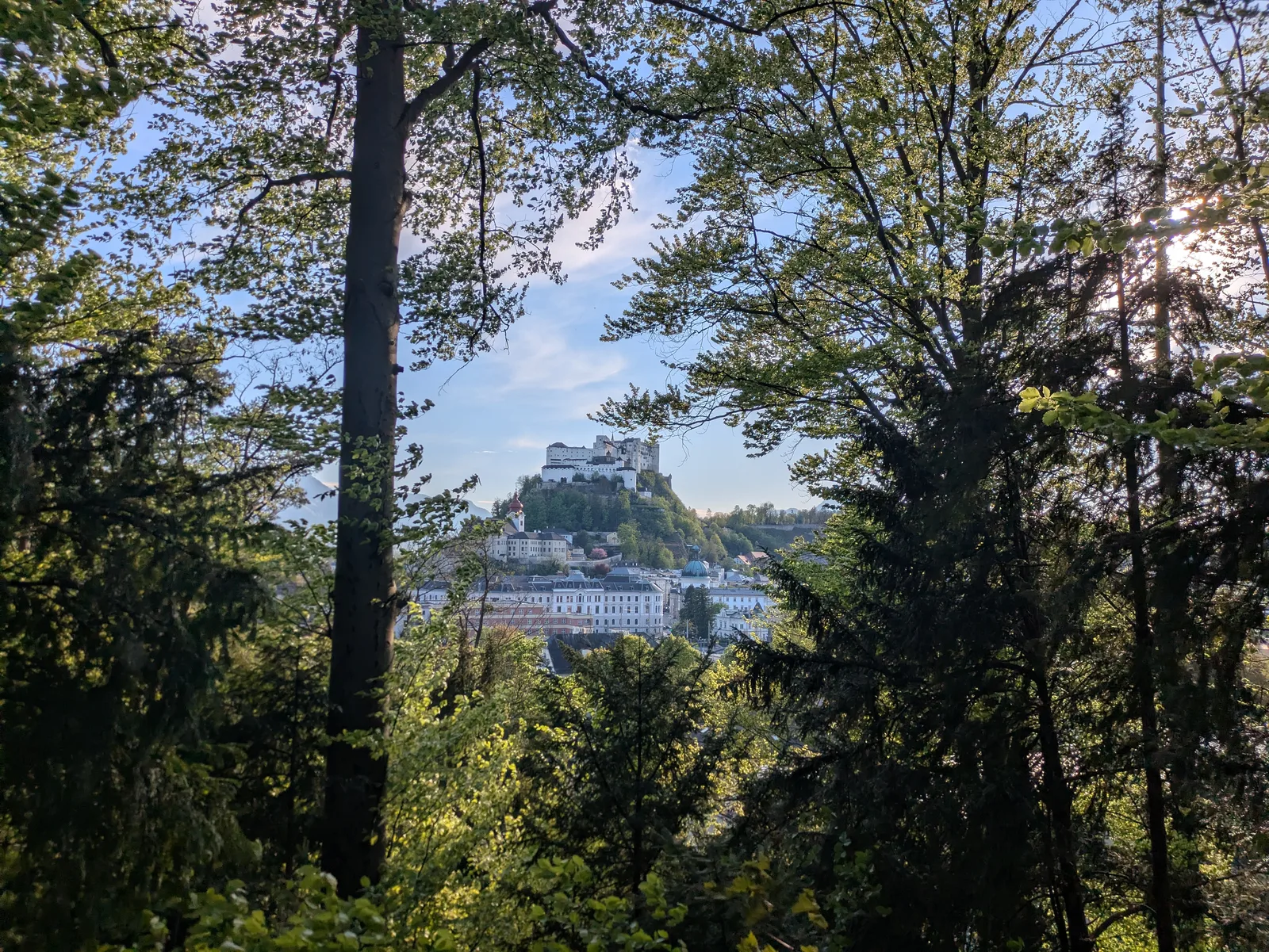 Main view at Schloss Arenberg Salzburg — travel photo