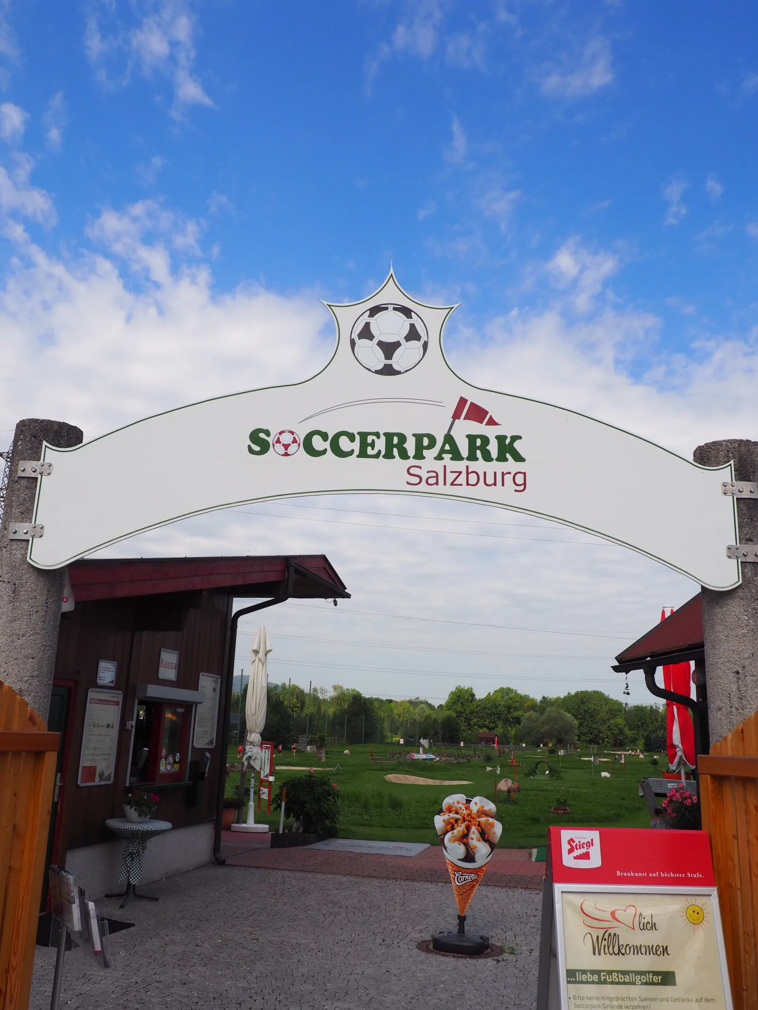 Details at Soccerpark Salzburg Salzburg — travel photo