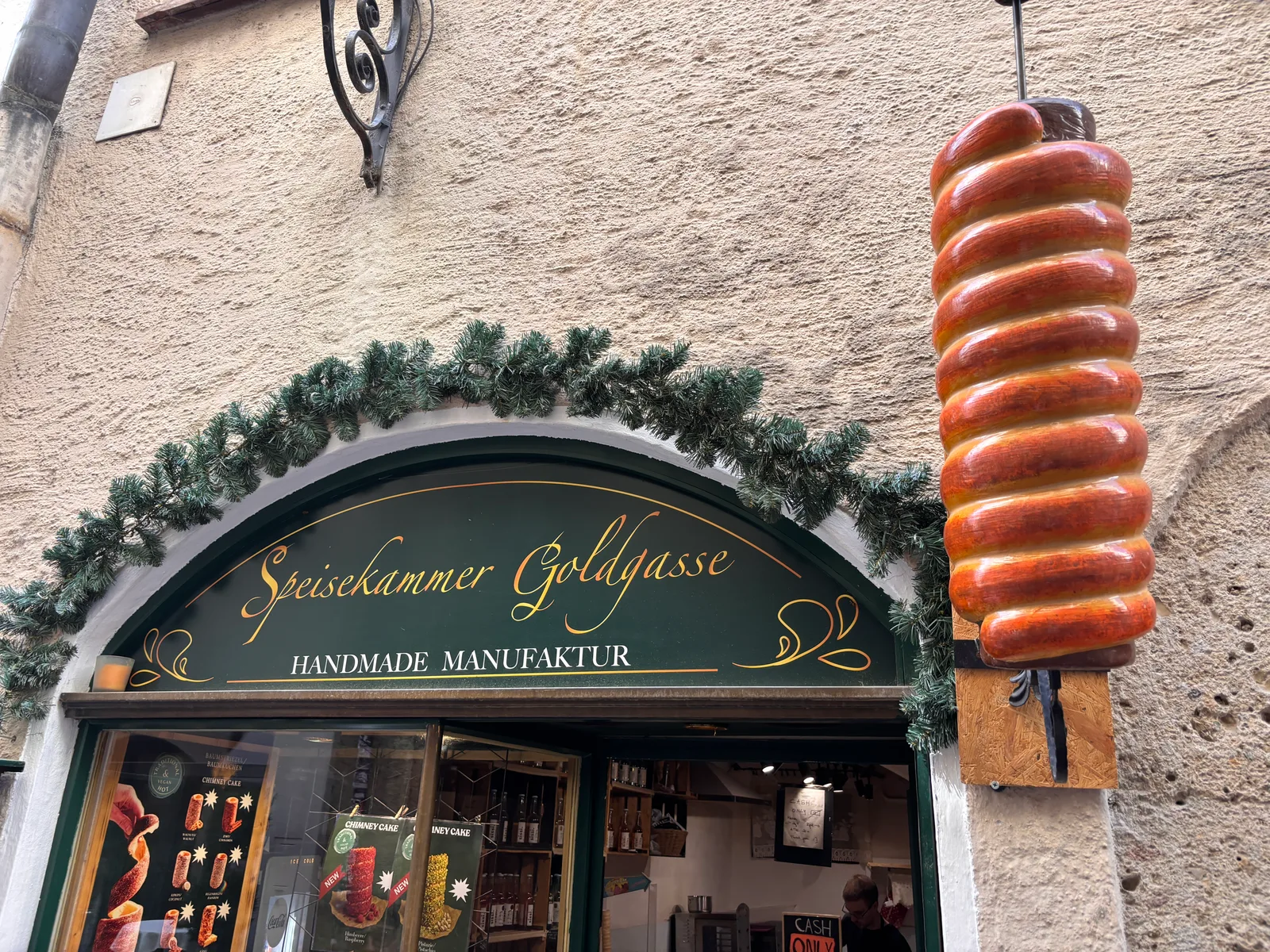 Interior at Speisekammer Goldgasse Salzburg — travel photo