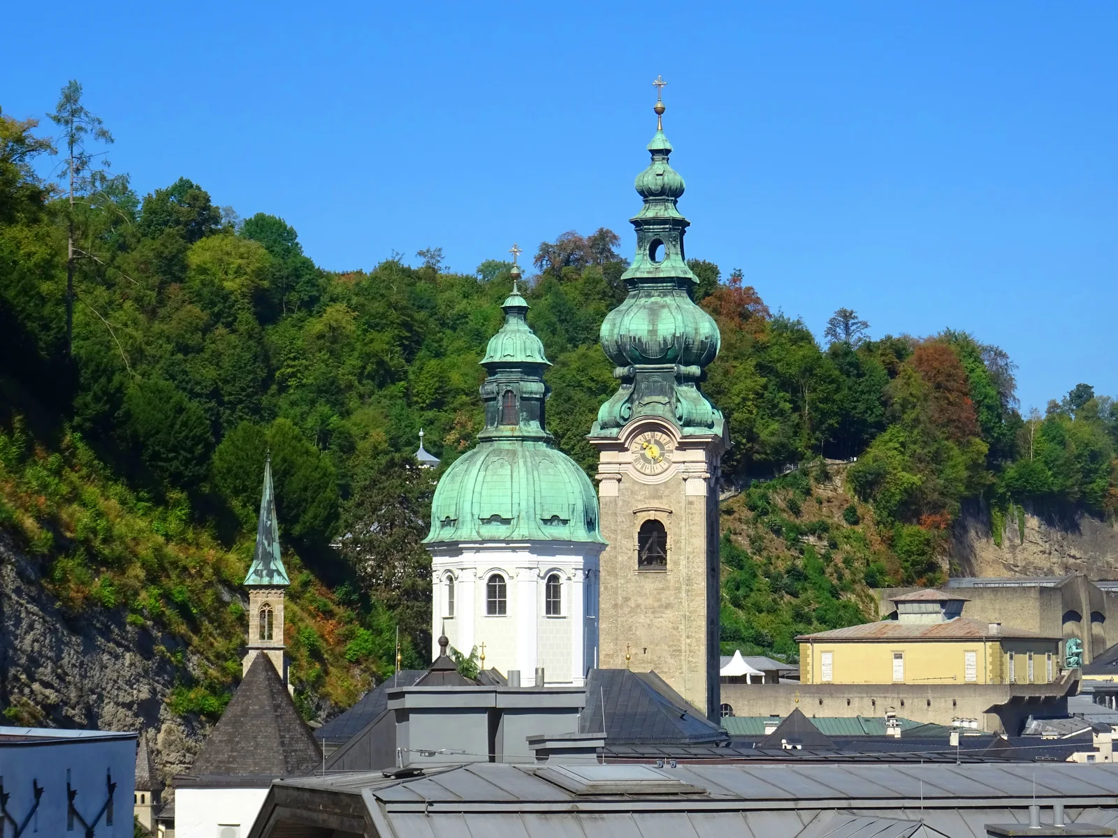 Main view at St. Peter's Abbey Salzburg — travel photo