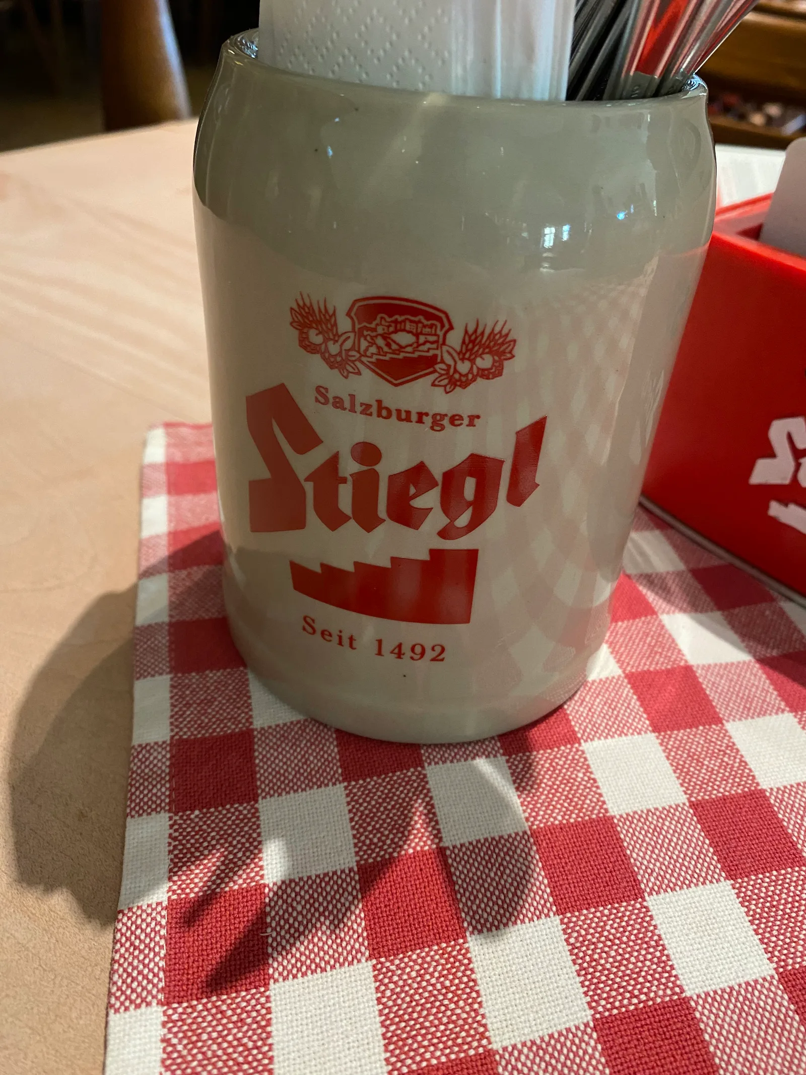 Details at Stiegl-Brauwelt Salzburg — travel photo