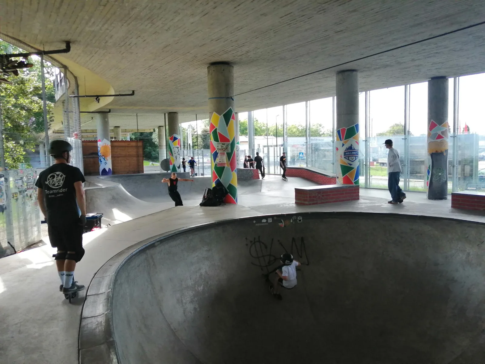 Interior at The Cage Skate Park Salzburg — travel photo