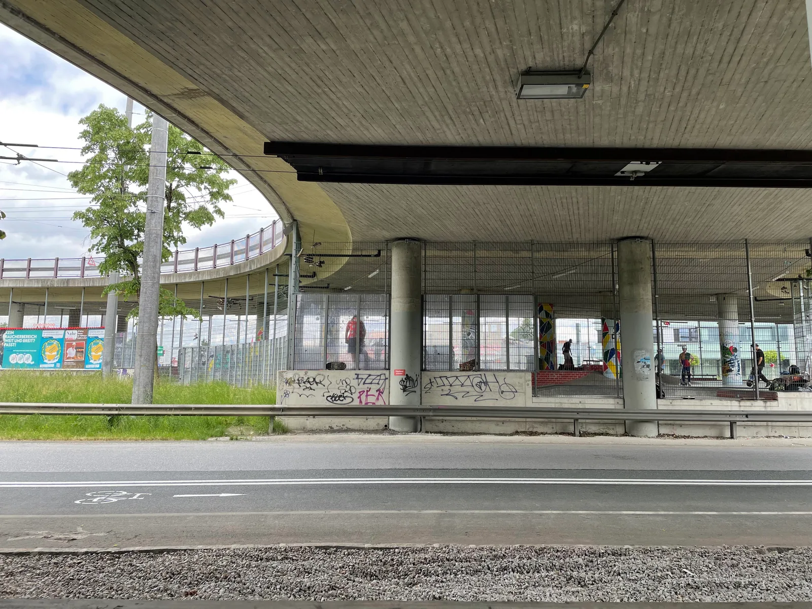 Details at The Cage Skate Park Salzburg — travel photo