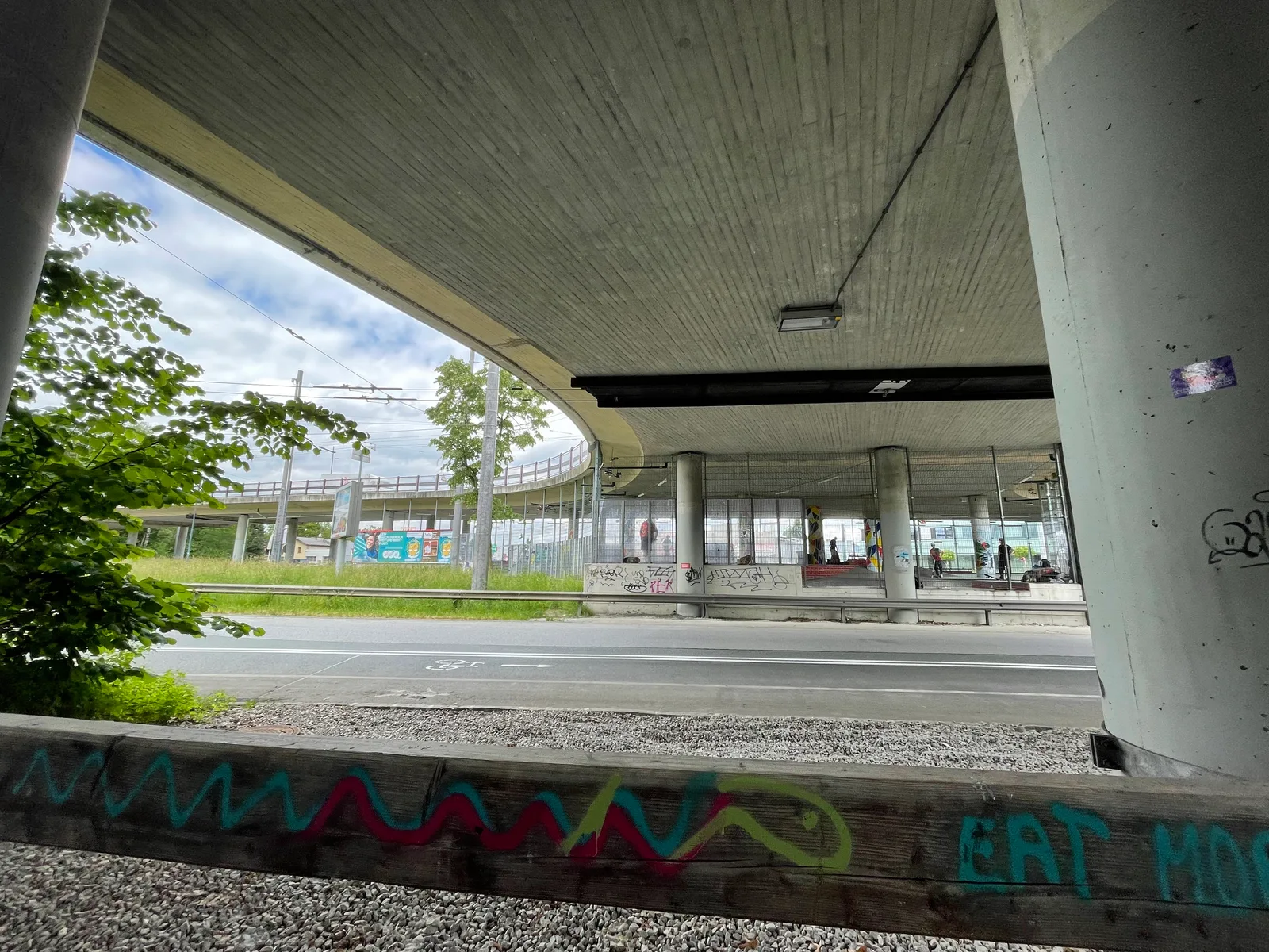 Atmosphere at The Cage Skate Park Salzburg — travel photo