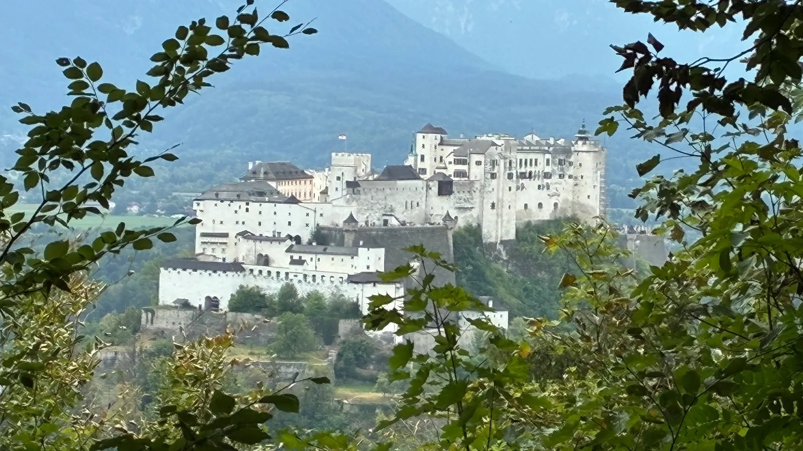 Main view at View to Fortress Hohensalzburg Salzburg — travel photo