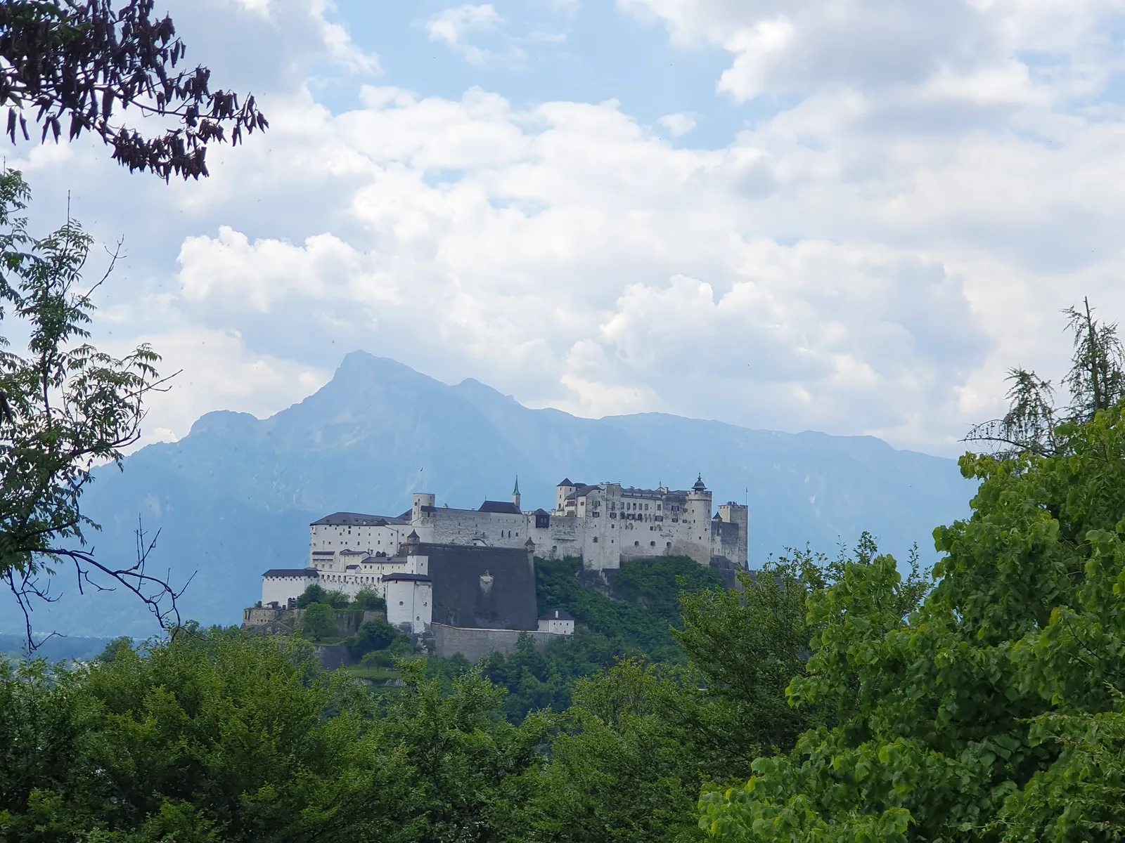 Interior at View to Fortress Hohensalzburg Salzburg — travel photo