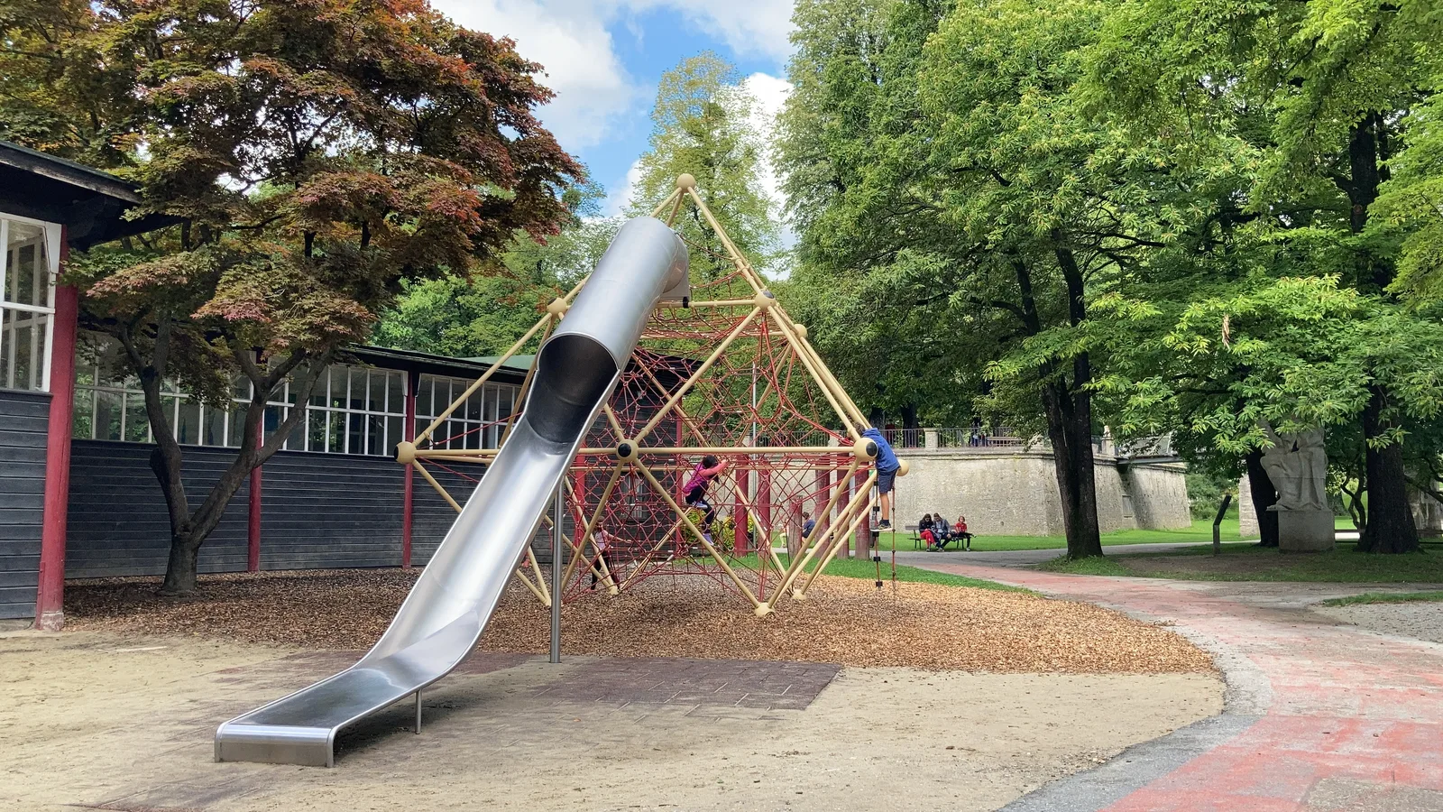 Main view at Zauberflötenspielplatz Salzburg — travel photo