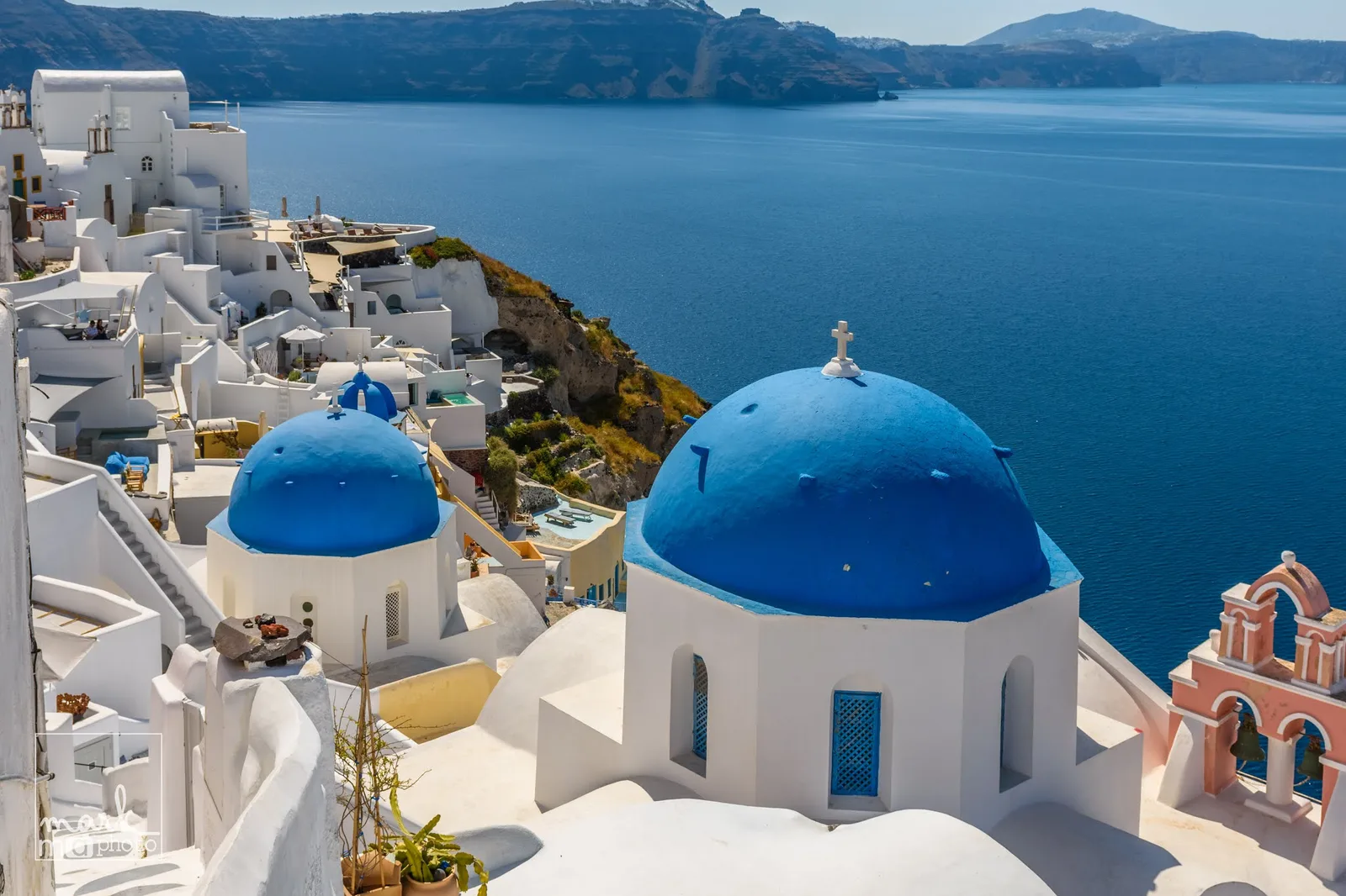 Interior at 3 Domes Viewpoint Santorini — travel photo