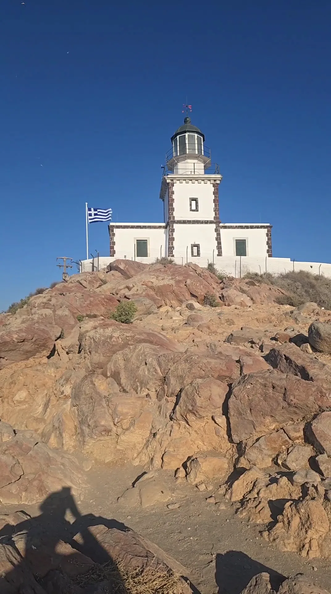 Main view at Akrotiri Lighthouse Santorini — travel photo