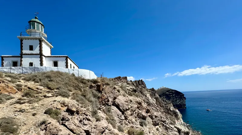 Akrotiri Lighthouse in Santorini