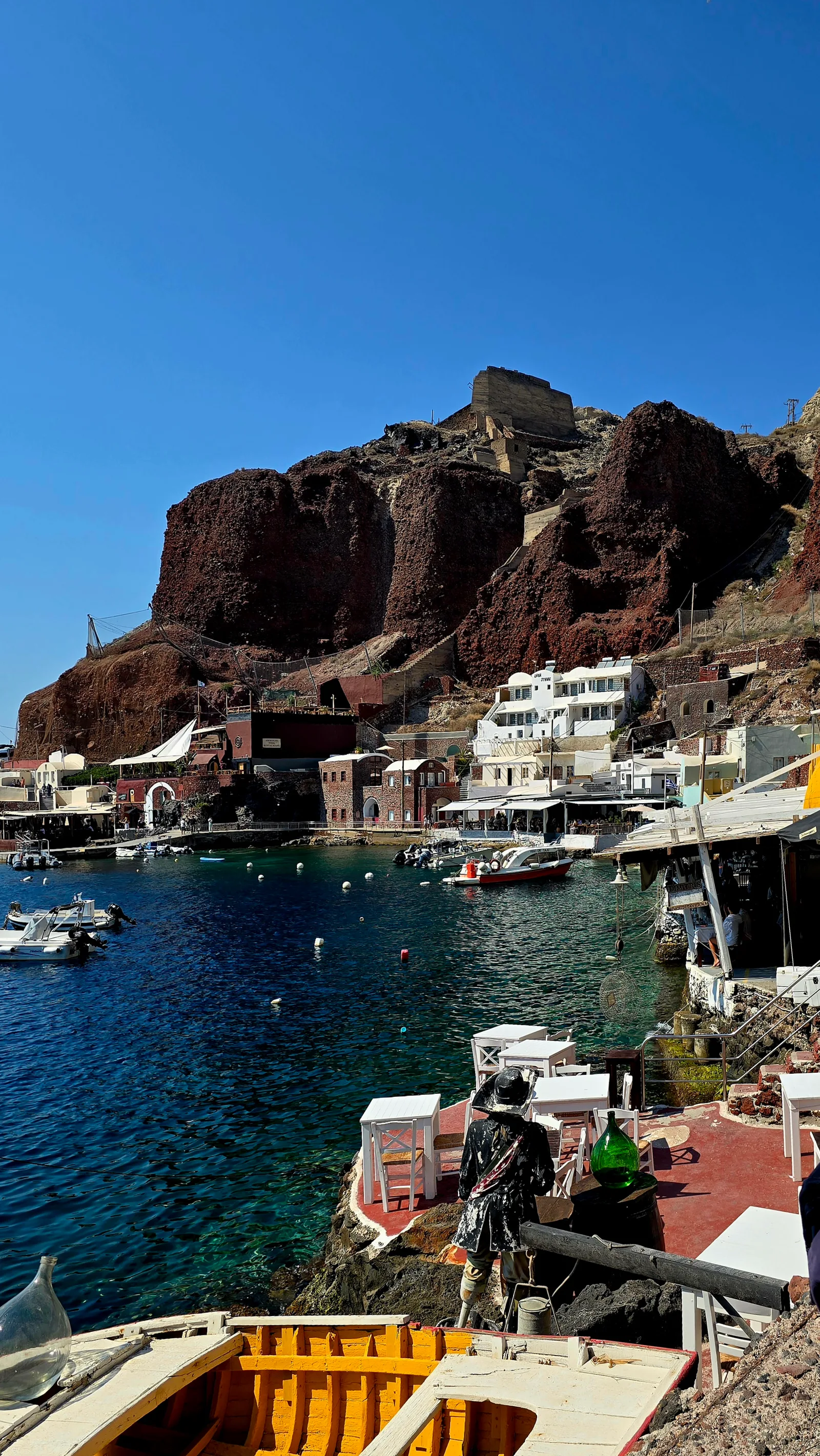 Main view at Ammoudi Bay Santorini — travel photo