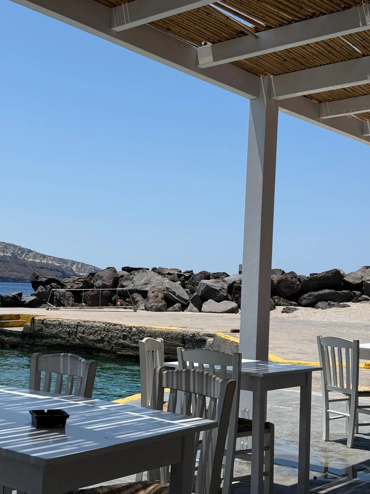 Details at Ammoudi Bay Santorini — travel photo