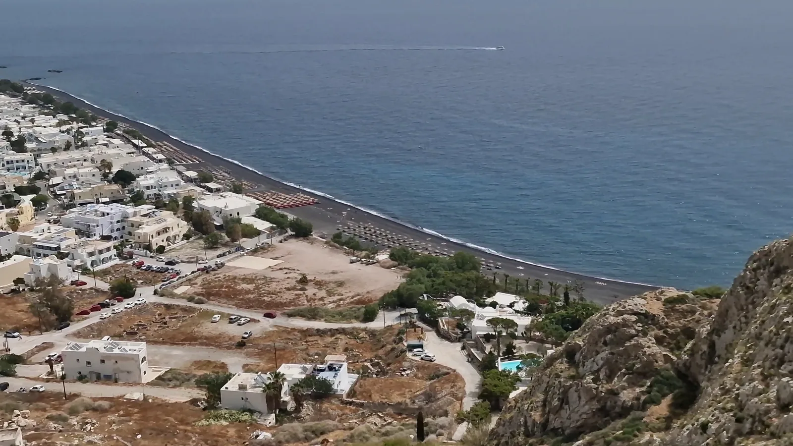 Main view at Ancient Thera Santorini — travel photo
