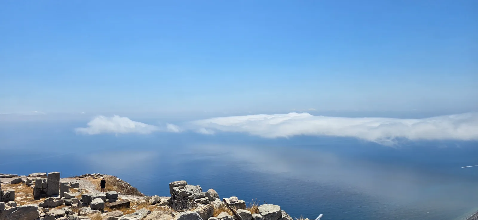 Main view at Ancient Thira Santorini — travel photo