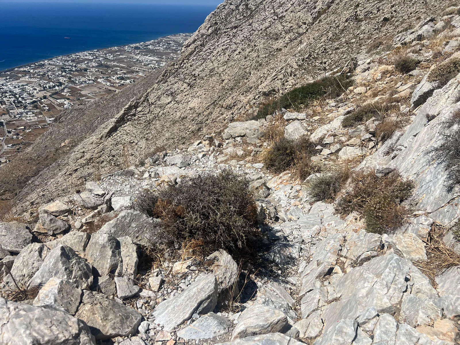Interior at Ancient Thira Santorini — travel photo
