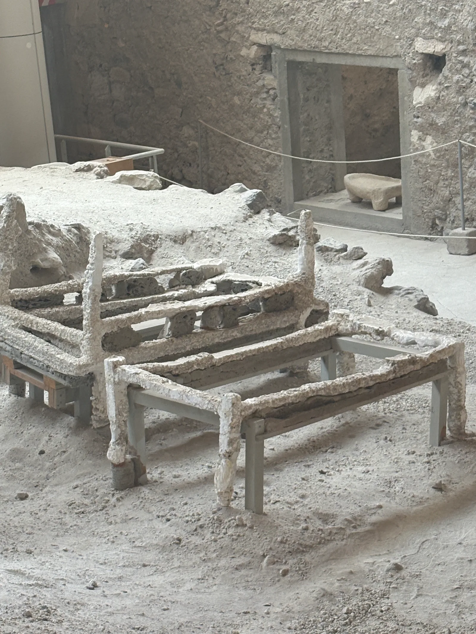 Main view at Archaeological Museum of Thera Santorini — travel photo