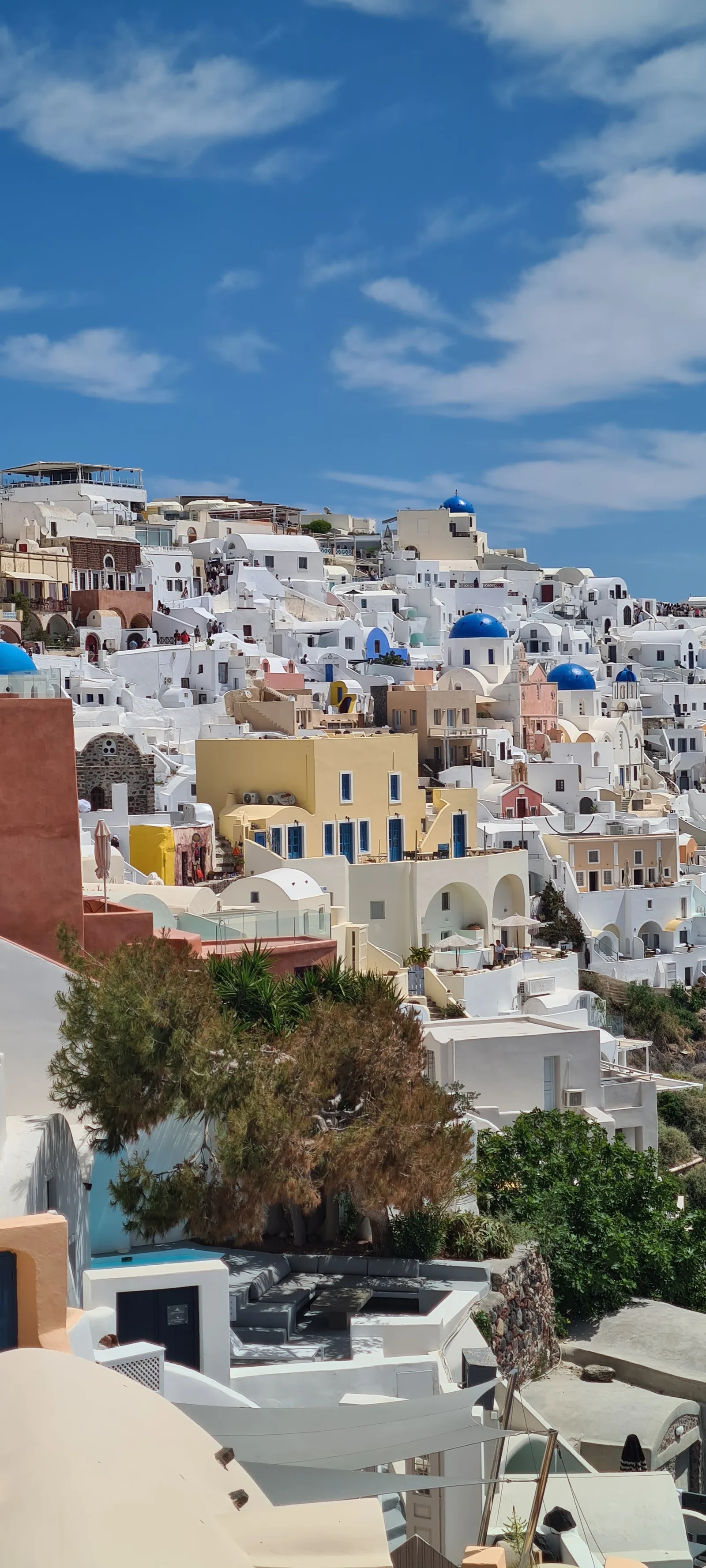 Atmosphere at Castle of Oia Santorini — travel photo