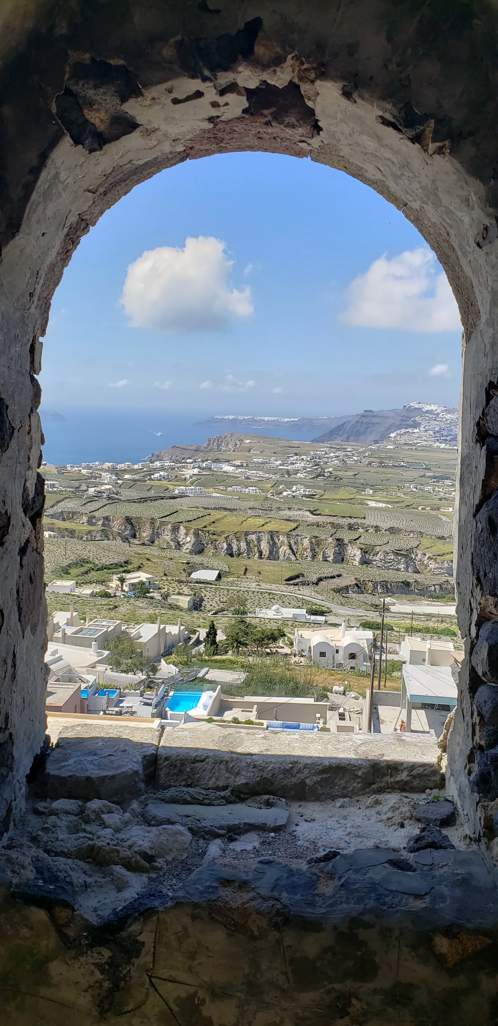 Main view at Collection of Icons and Ecclesiastical Heirlooms of Agia Triada at Pyrgos of Thera Santorini — travel photo
