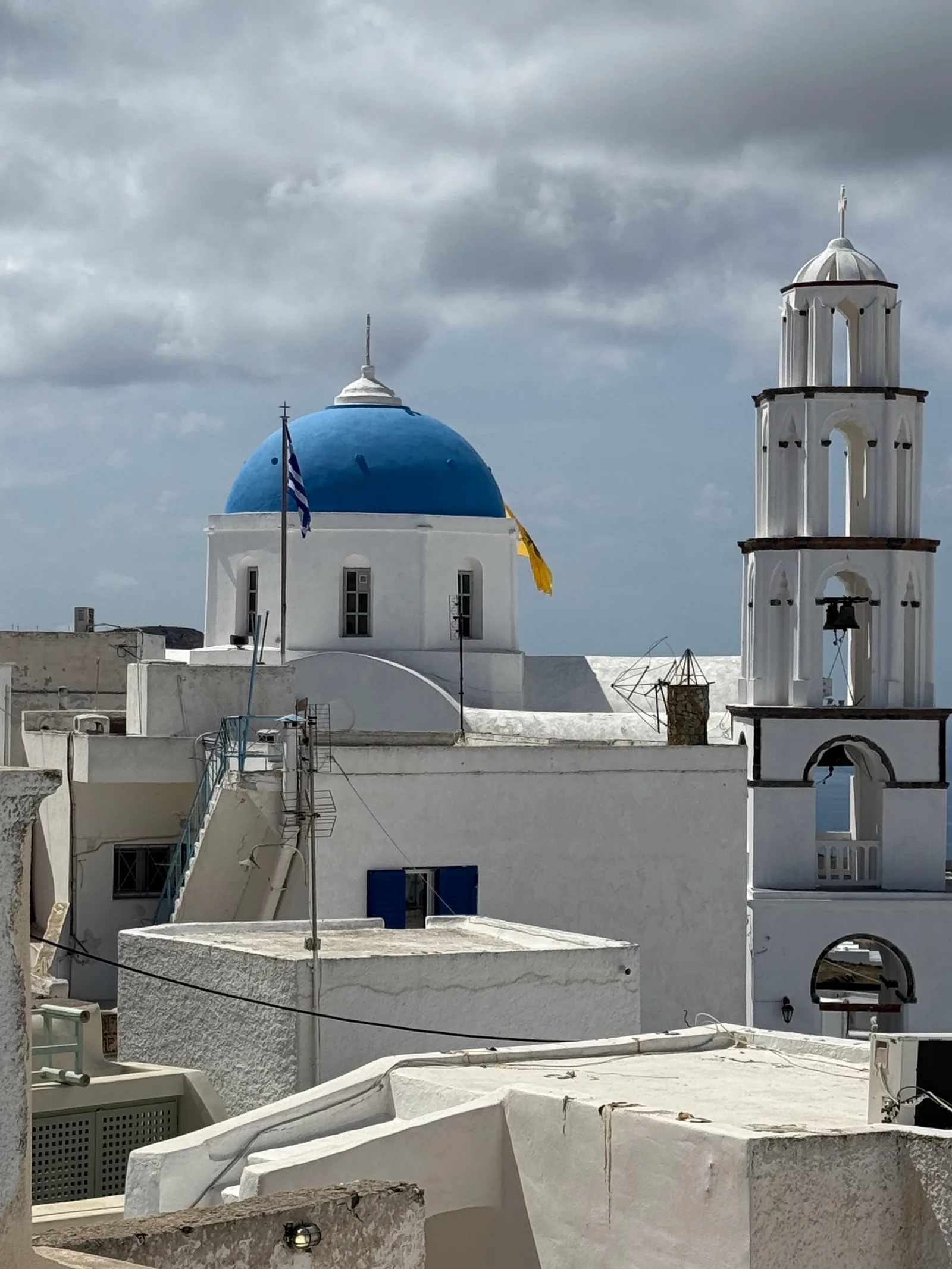 Interior at Collection of Icons and Ecclesiastical Heirlooms of Agia Triada at Pyrgos of Thera Santorini — travel photo