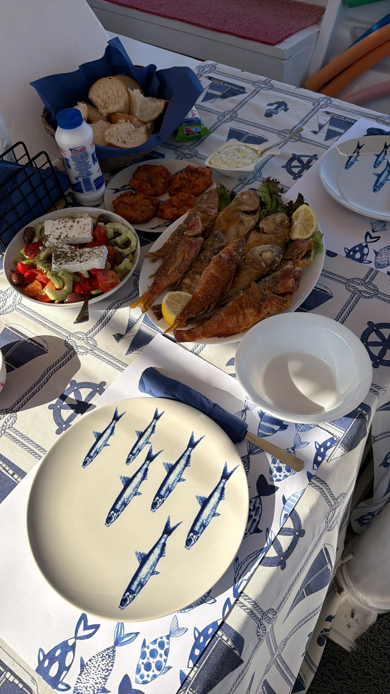 Main view at Flora Fishing Tours Santorini — travel photo