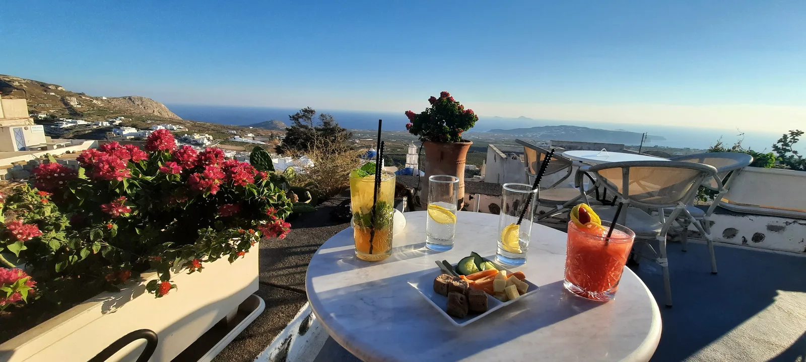 Interior at Franco's Cafè Santorini — travel photo