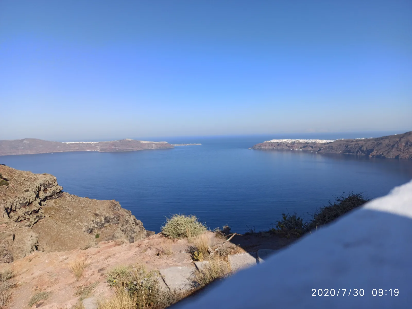 Details at Holy Church of Panagia Theoskepasti Santorini — travel photo
