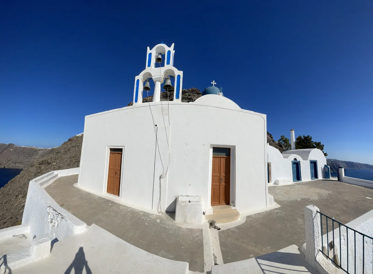 Santorini culture — Holy Church of Panagia Theoskepasti
