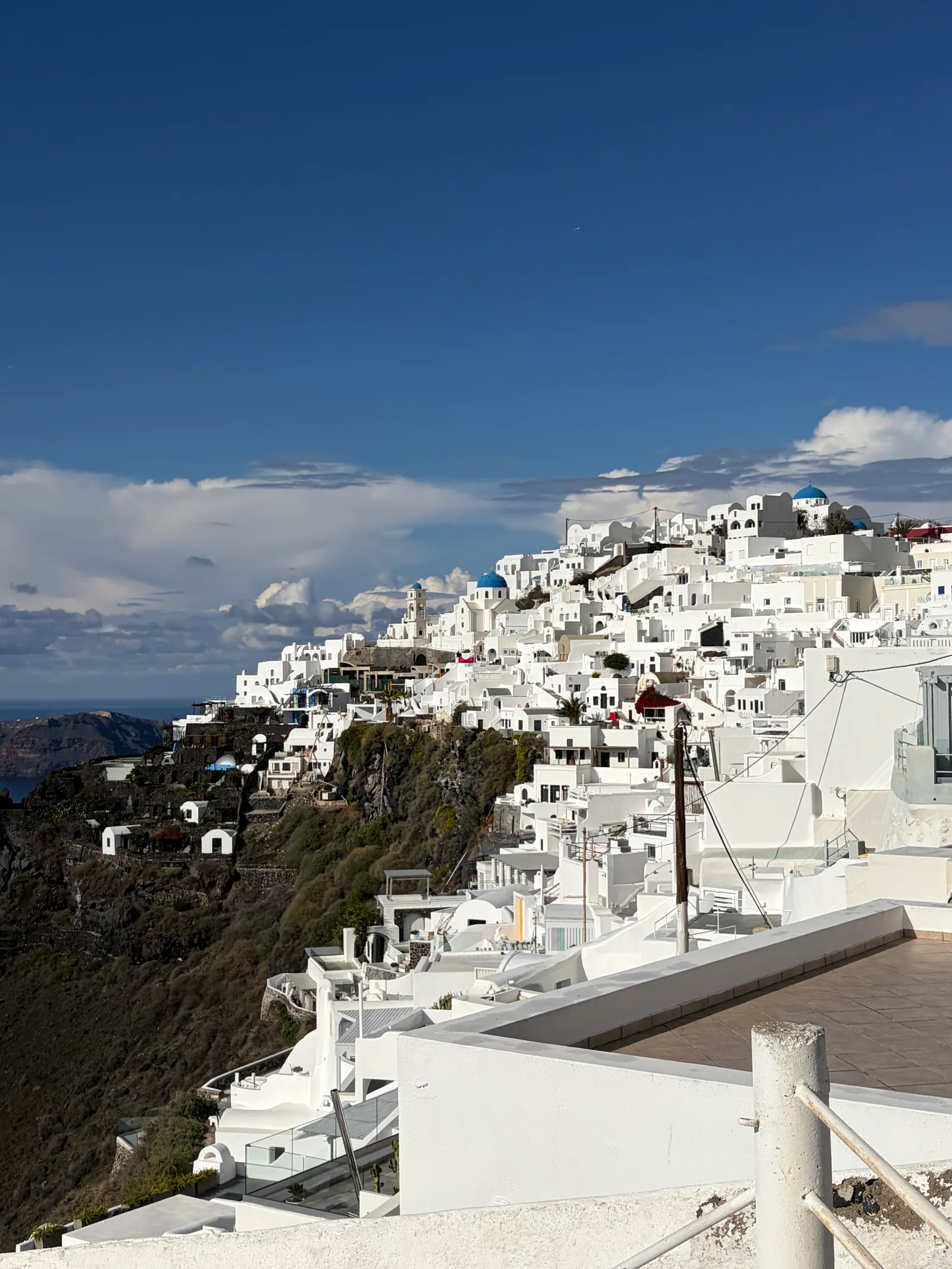 Interior at Imerovigli viewpoint Santorini — travel photo