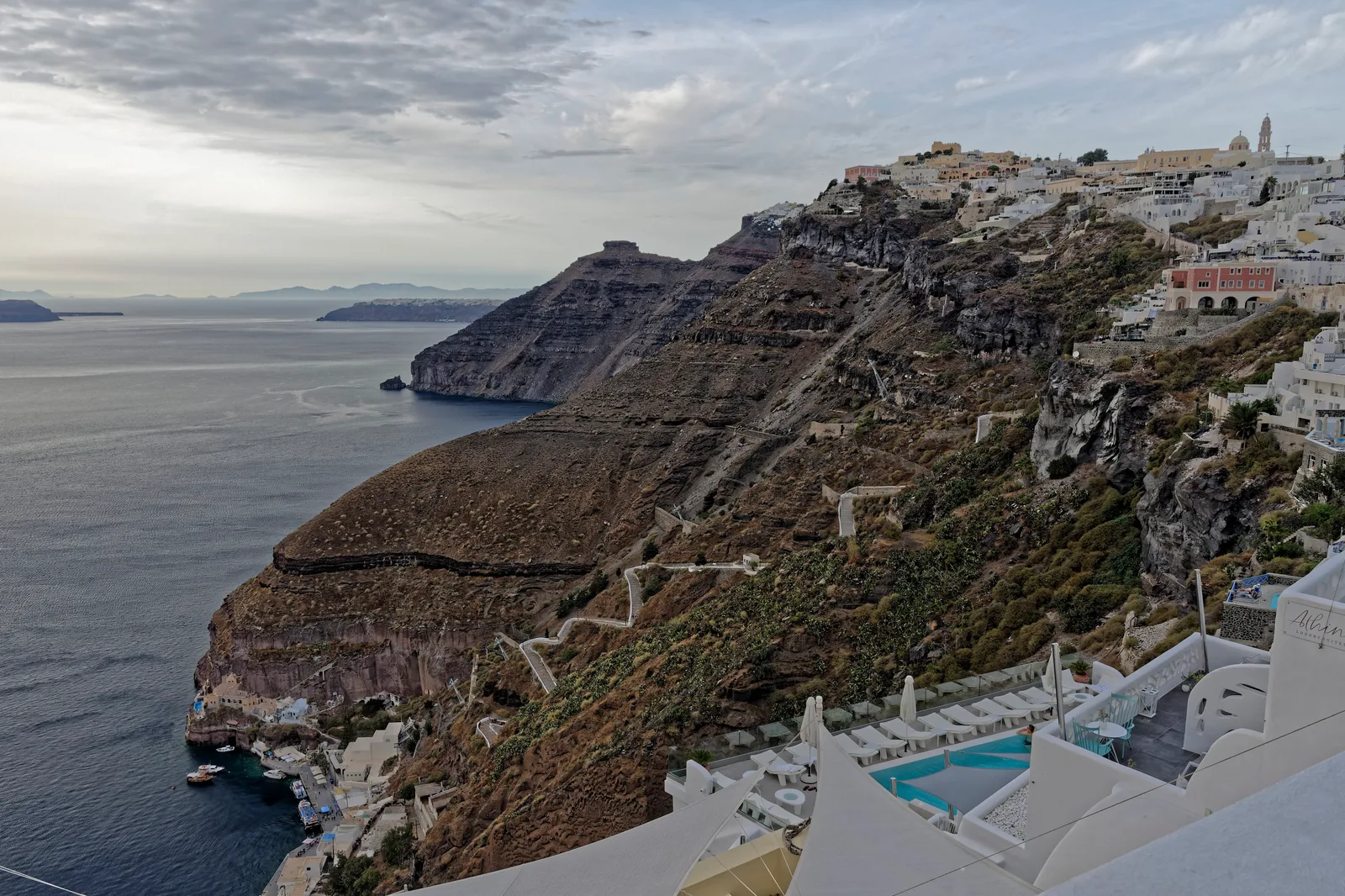 Interior at Karavolades Stairs Santorini — travel photo