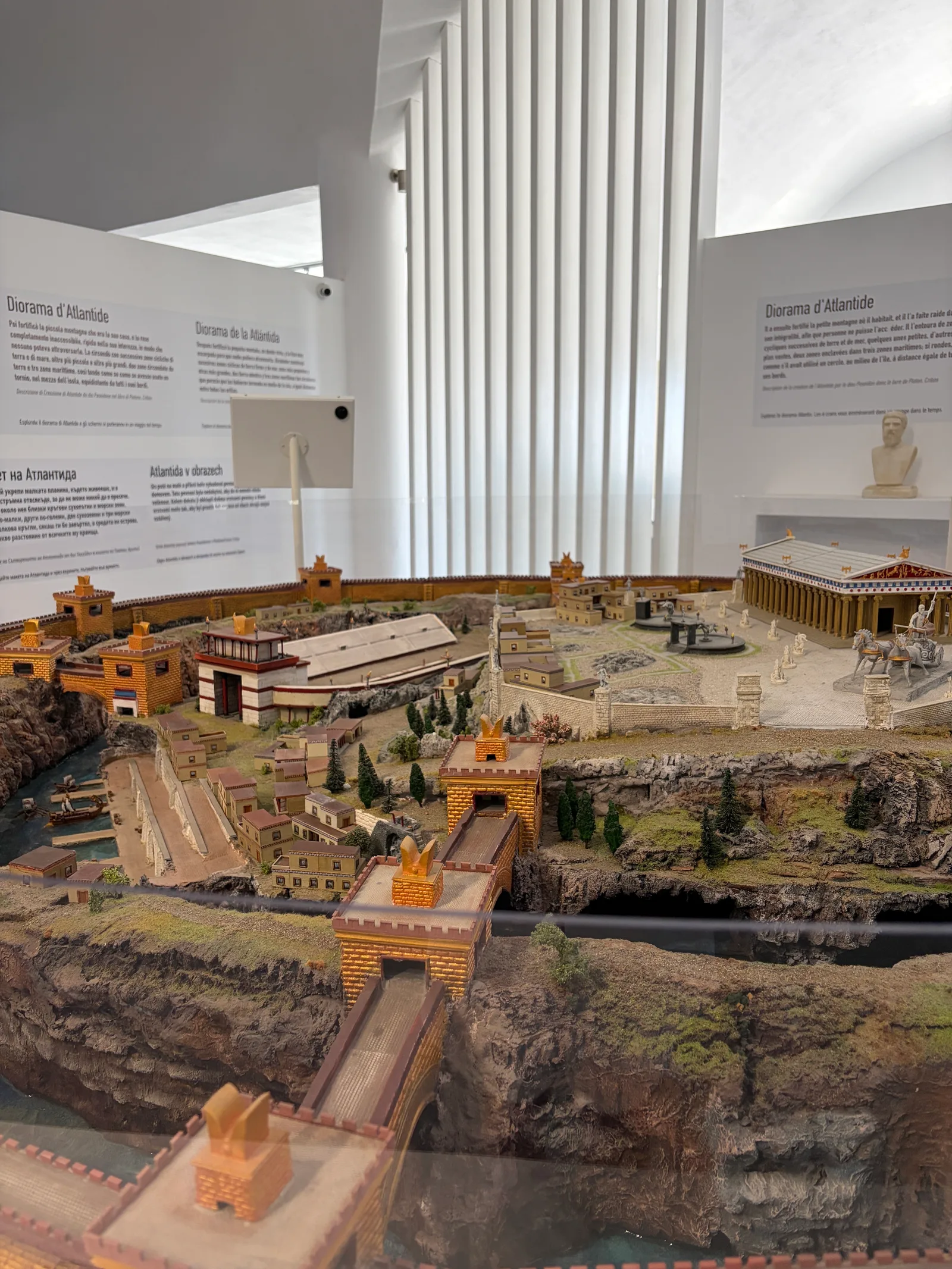 Details at Lost Atlantis Experience - Interactive Museum Santorini — travel photo