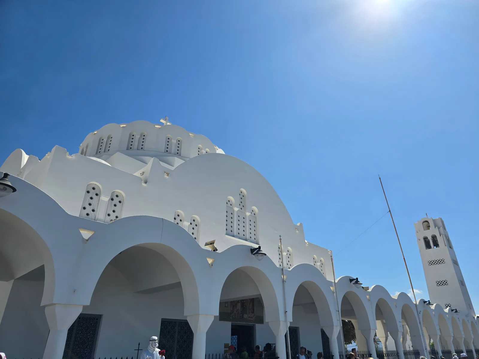Atmosphere at Metropolitan Church of the Presentation of the Lord Santorini — travel photo