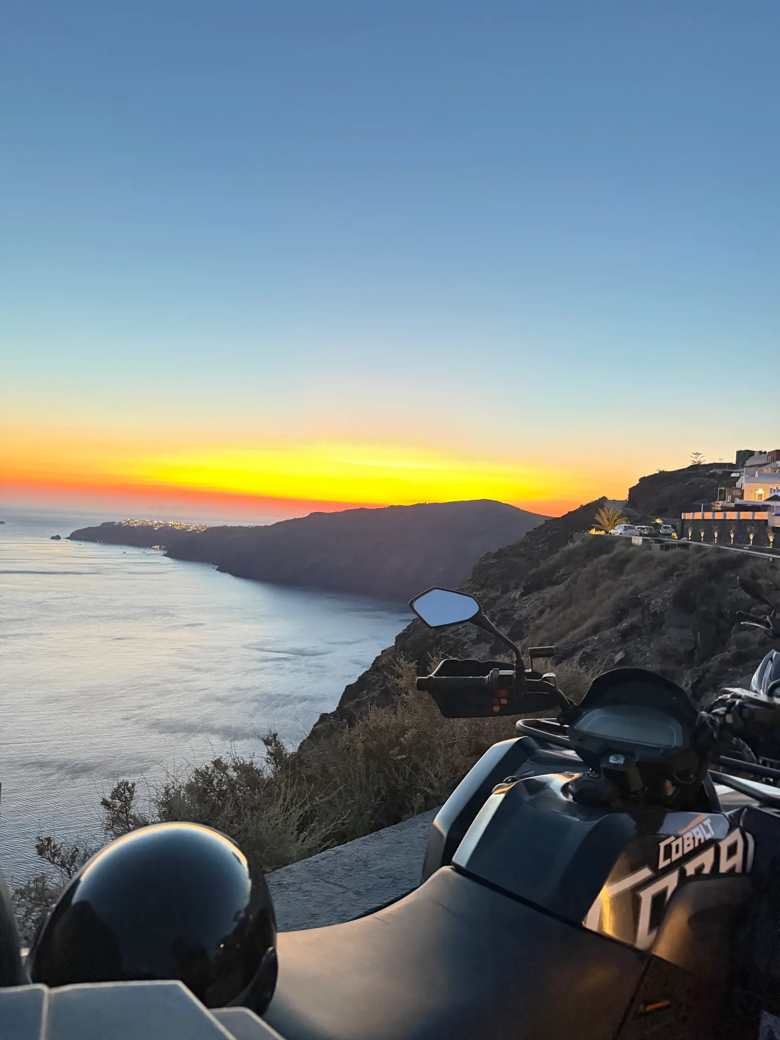 Atmosphere at Moto Santorini Santorini — travel photo