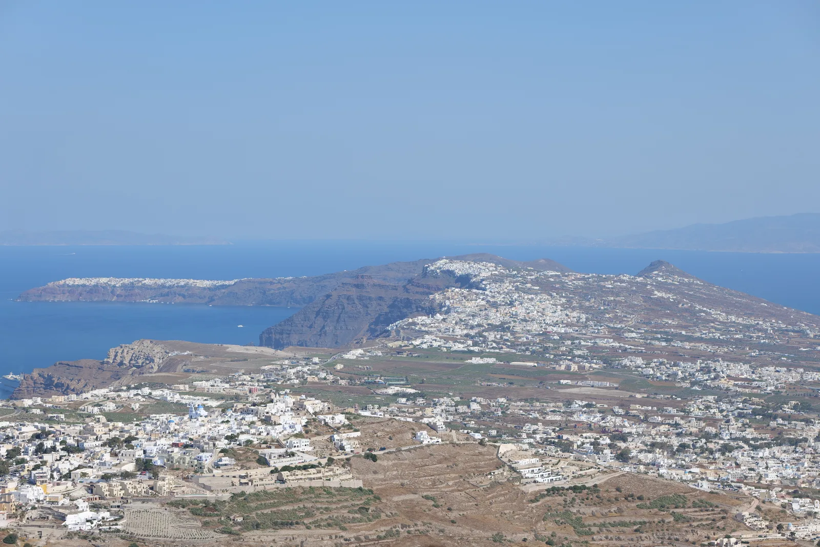 Main view at Panagia Episkopi Santorini — travel photo