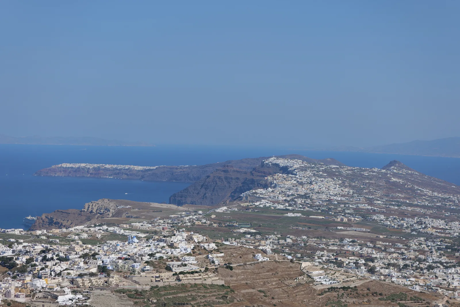 Interior at Panagia Episkopi Santorini — travel photo