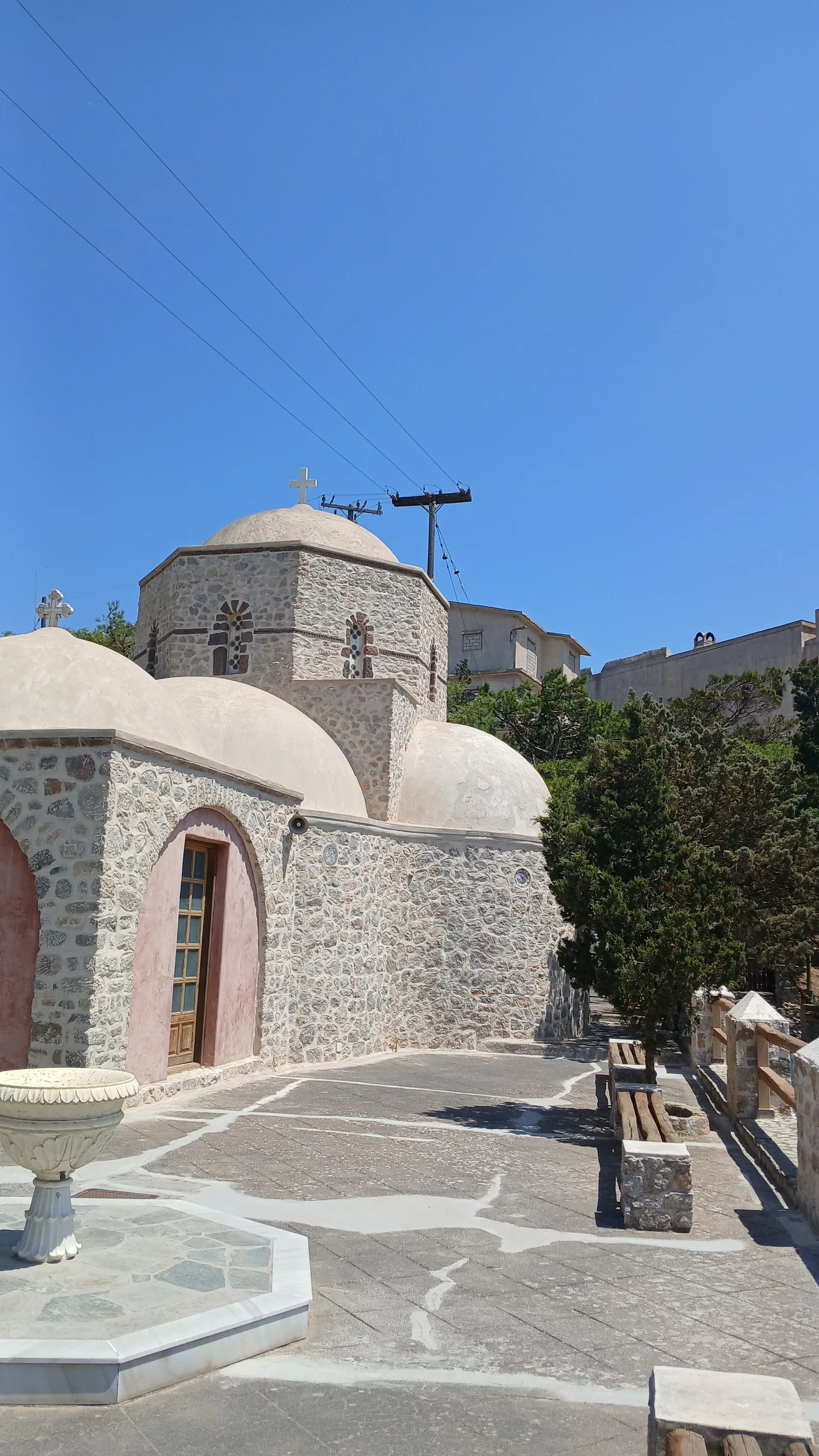 Main view at Profitis Ilias Santorini — travel photo