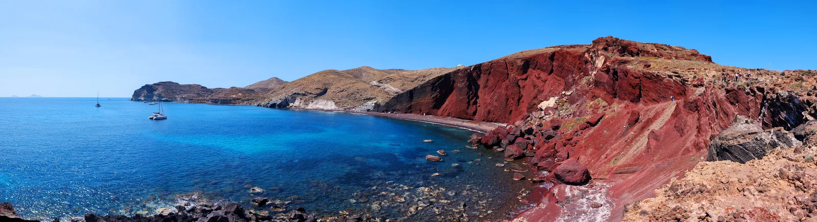 Details at Red Beach Viewpoint Santorini — travel photo
